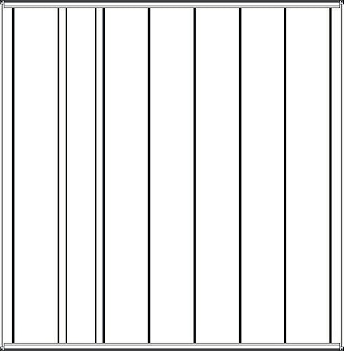 OSMO Flex-Fence Creative Grundelement 1800 x 1880 mm