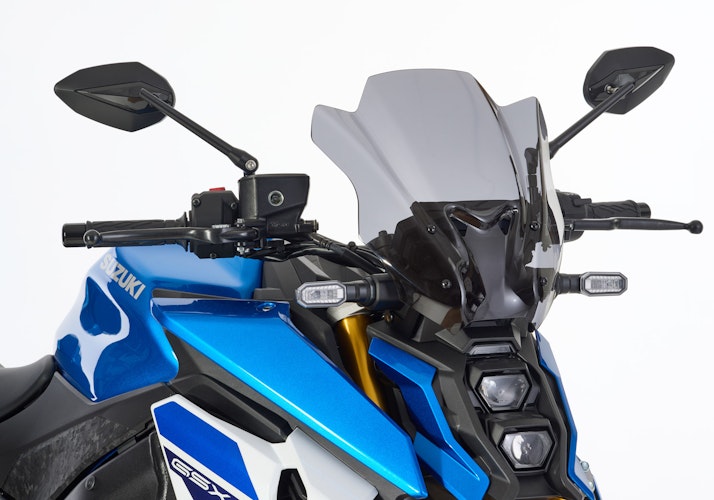 ERMAX Naked-Bike-Scheibe Acrylic durchsichtig Schwarz getönt für SUZUKI GSX-S 1000; GSX-S 950