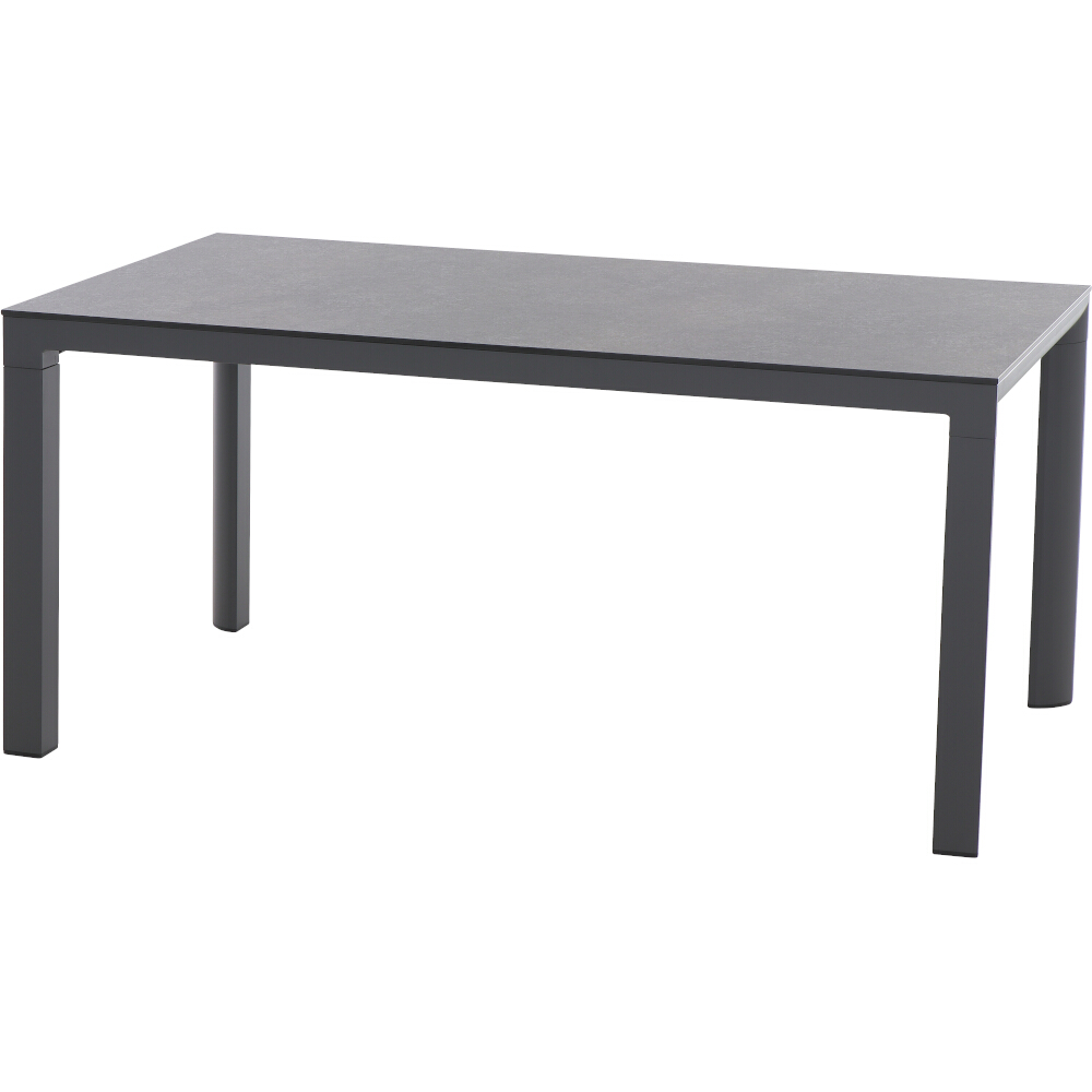 Siena Garden Dining Tisch SILVA 180 x 95 cm, Aluminium Anthrazit / HPL Titan - Abverkauf