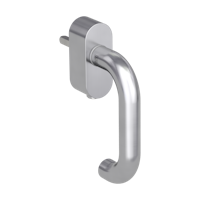 Griffwerk Fenstergriff VAYA 183 ALESSIA Edelstahl matt L 7x40