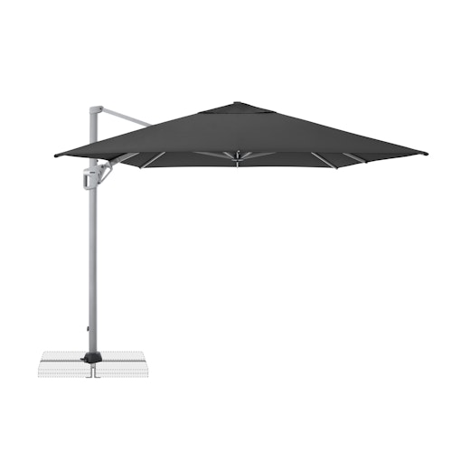 doppler Pendelschirm ACTIVE 260 x 350, Aluminium Silber / 100 % Polyester 180 g/m²
