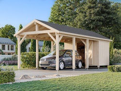 Palmako Carport Robert 23,1 m² mit Geräteraum