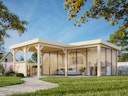 Vorschaubild Palmako Carport/Pavillon Connect Lenna 24,9 m² Set 423 Slide