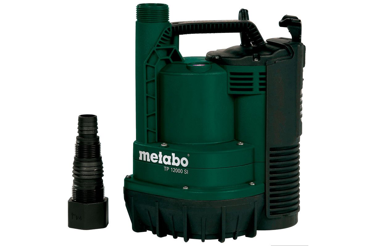 Metabo Flachsaugende Klarwasser-Tauchpumpe TP 12000 SI