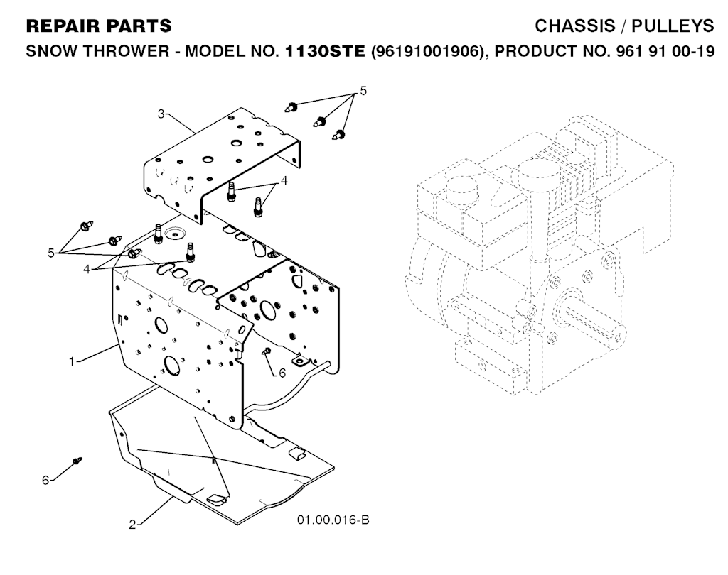 Explosionszeichnung Ersatzteile