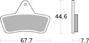 Vorschaubild SBS Bremsbelag 758RSI Offroad Racing Sinter
