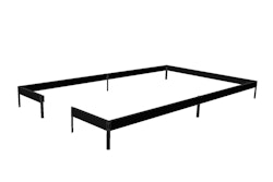 Halls Stahlfundament für Gewächshaus Magnum - 8,3 m² / 9,9 m² / 11,5 m²