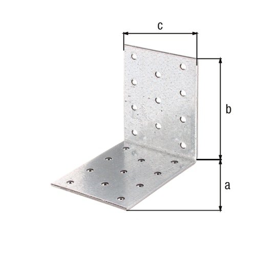 Alberts® Lochplattenwinkel  80x80x60 mm