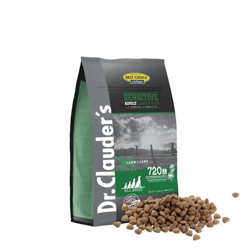 Dr. Clauder's Best Choice Lifecycle Sensitive Adult Lamm & Reis All Breed Hundetrockenfutter