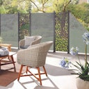 Vorschaubild Traumgarten SYSTEM Glas Texta 900 x 1800/900 mm Anschluss rechts