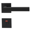 Vorschaubild Griffwerk VAYA 137 TRI fast2fix Fast2Fix GK3 Rosetten eckig WC rot/weiß Graphitschwarz