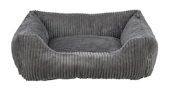TRIXIE Vital Bett Jonna, Cordplüsch, eckig, dunkelgrau