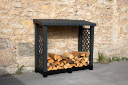 KHW Kaminholzregal anthrazit