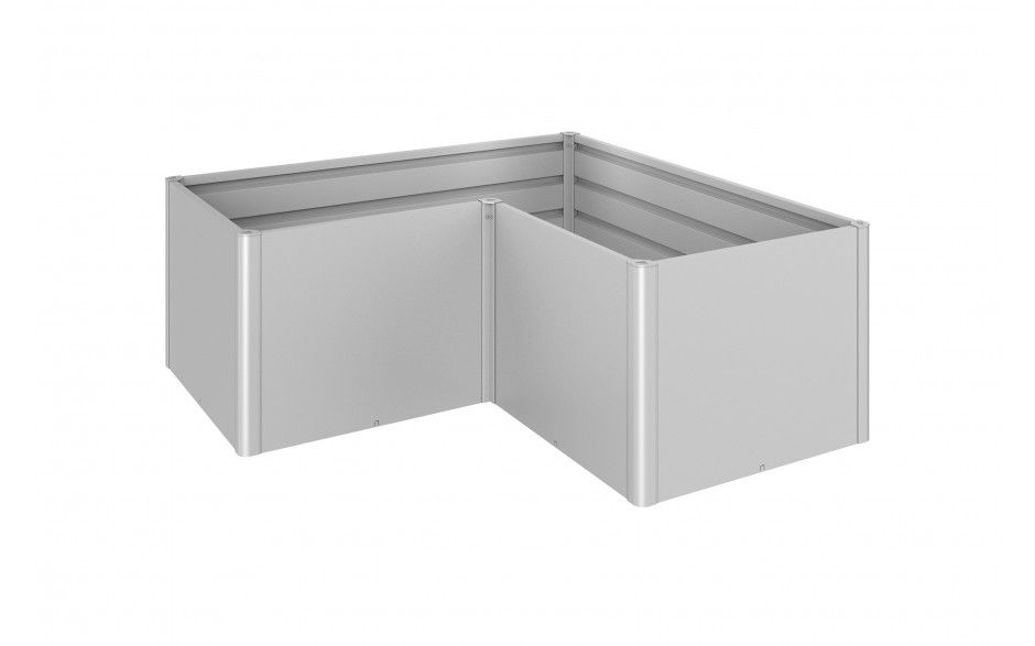 Biohort HochBeet 201 x 201 x 77 cm (Gr. L) silber-metallic