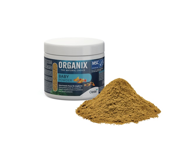 Oase Fischfutter ORGANIX Baby Powder 175 ml