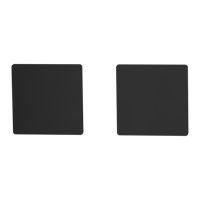 Griffwerk FRAME | DESIGN MANUFAKTUR ROSETTE -Graphitschwarz Rosettenpaar eckig -Prontofix -Blind