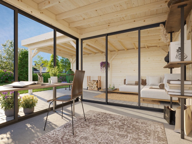 Palmako Carport/Pavillon Connect Lenna 24,9 m² Set 412 Slide