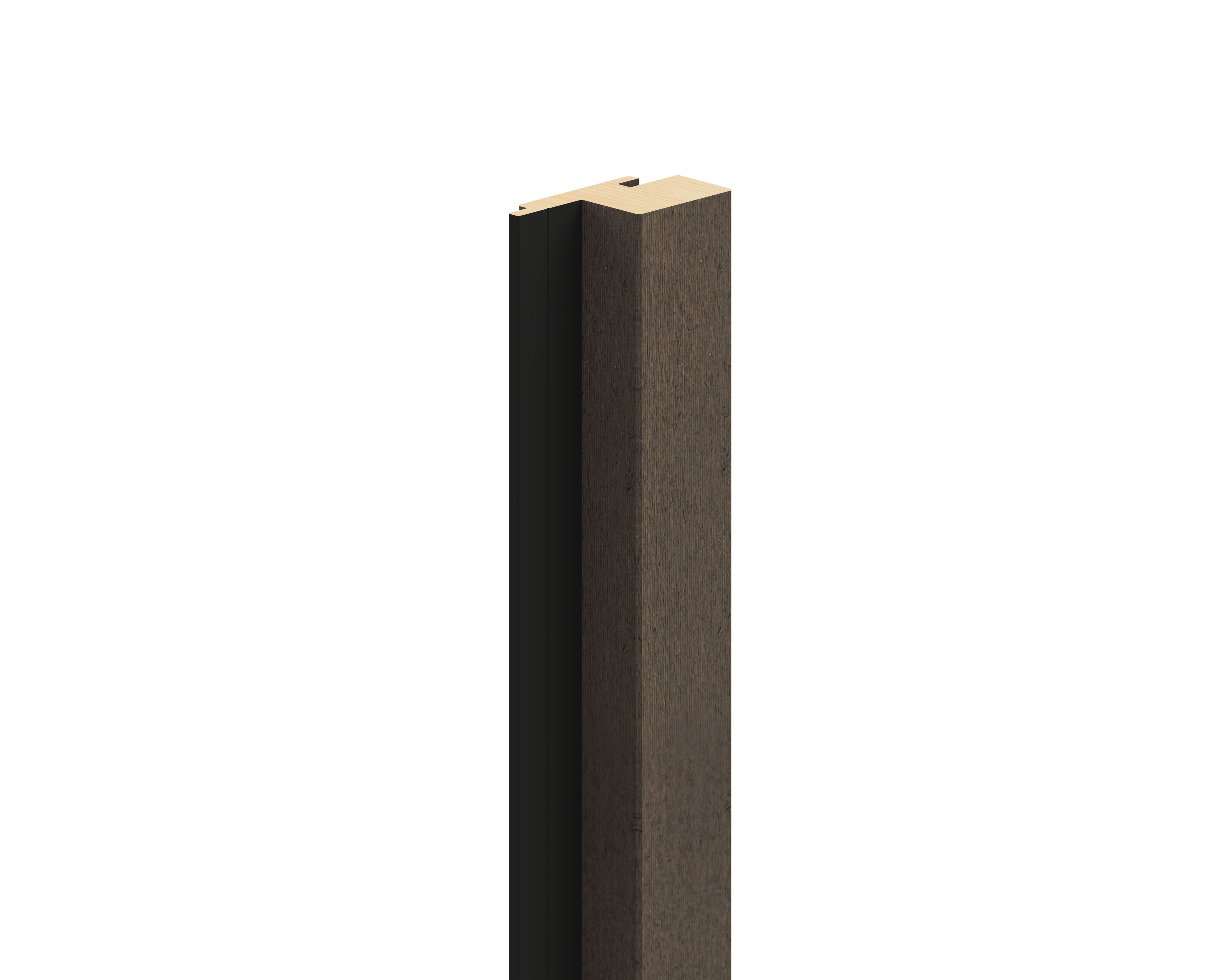 OSMO VERTO BLACK STRIPE Fassadenprofil Nordische Fichte riffelgesägt Patina 905 40 x 80 mm, VE 4 Stk.