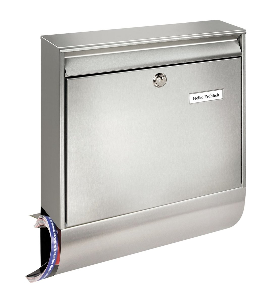 Burg Wächter Briefkasten Borkum-Set Edelstahl 38770NI