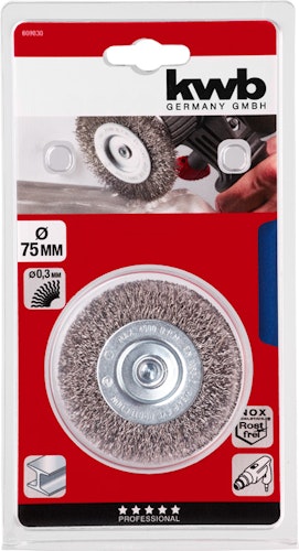 kwb Schei-Bürs.rostfr grob 75mm SB 609830