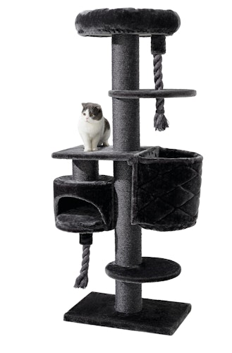 NOBBY Kratzbaum "CUPID XL" dunkelgrau; 60 x 40 x 165 cm