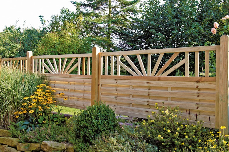 T&J FREIBURG Zaunelement 180x90 cm