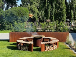 Badeko Grill-/Feuerstelle „Freiburg“ in Edelrostoptik