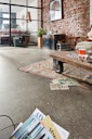 HANDMUSTER MEISTER Designboden MeisterDesign. flex DB 400 Terrazzo dunkel 6858