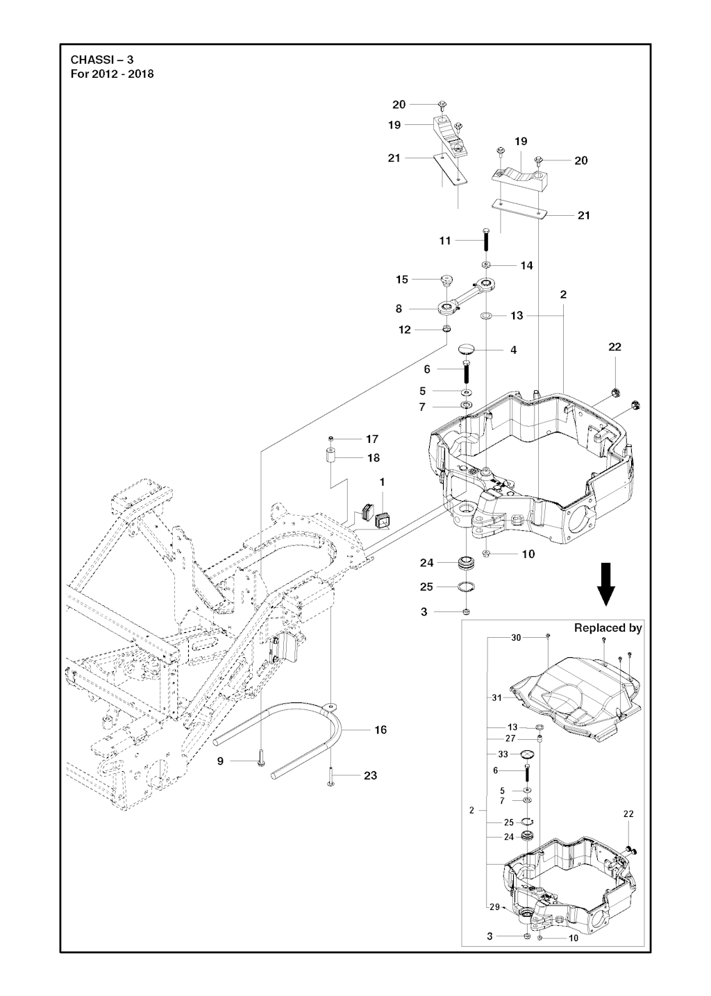 Explosionszeichnung Ersatzteile