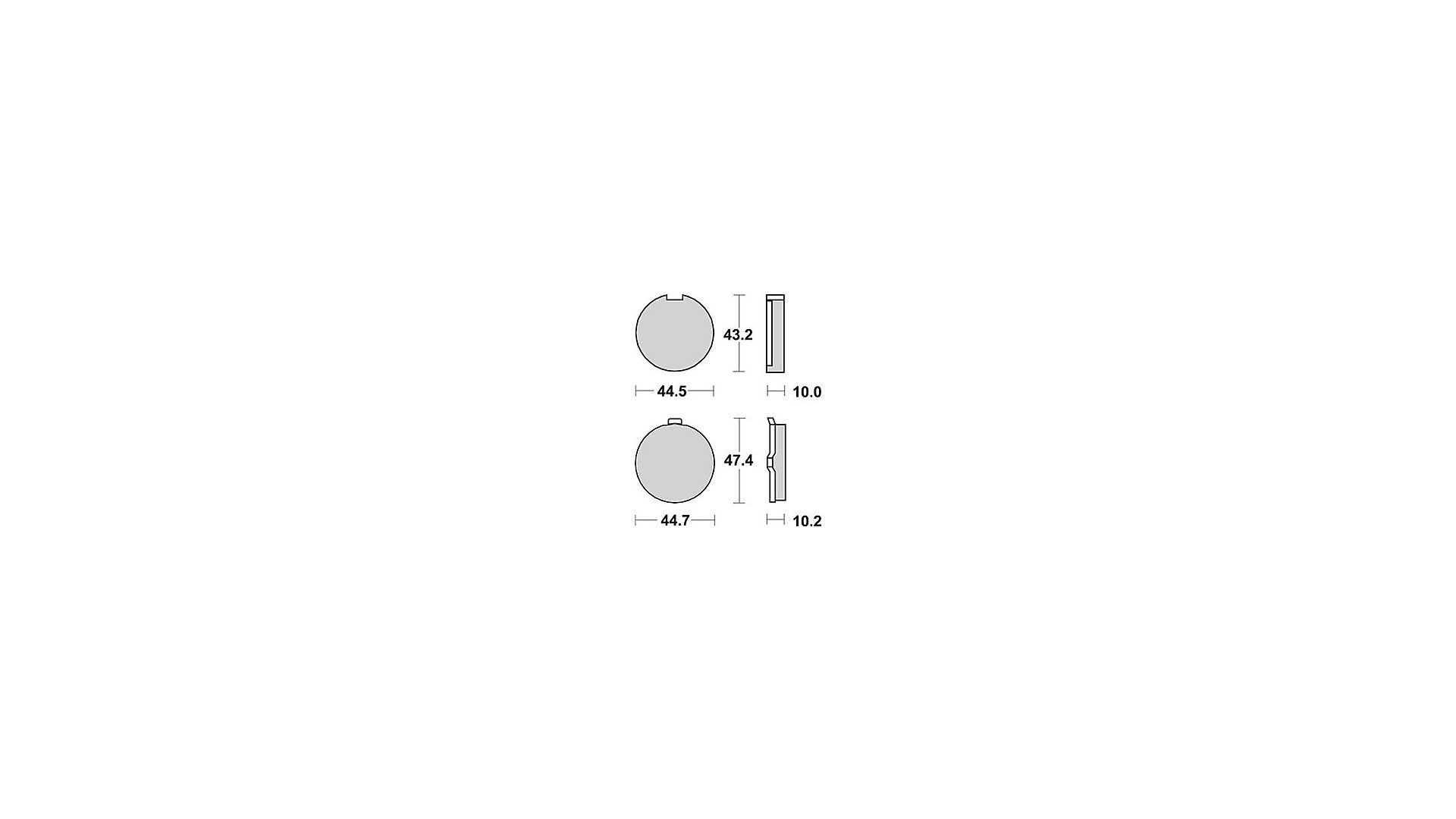 TRW Bremsbelag MCB 513 mit Zulassung