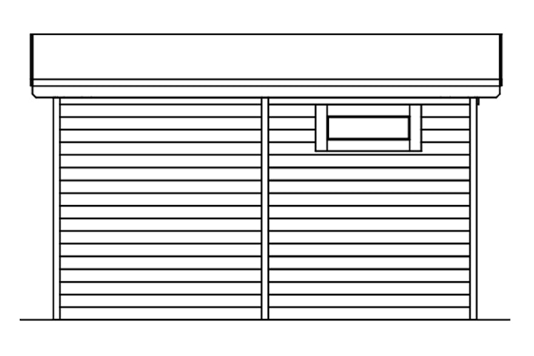 Skan Holz Unterstand / Outdoorküche Vimmerby - 19 mm