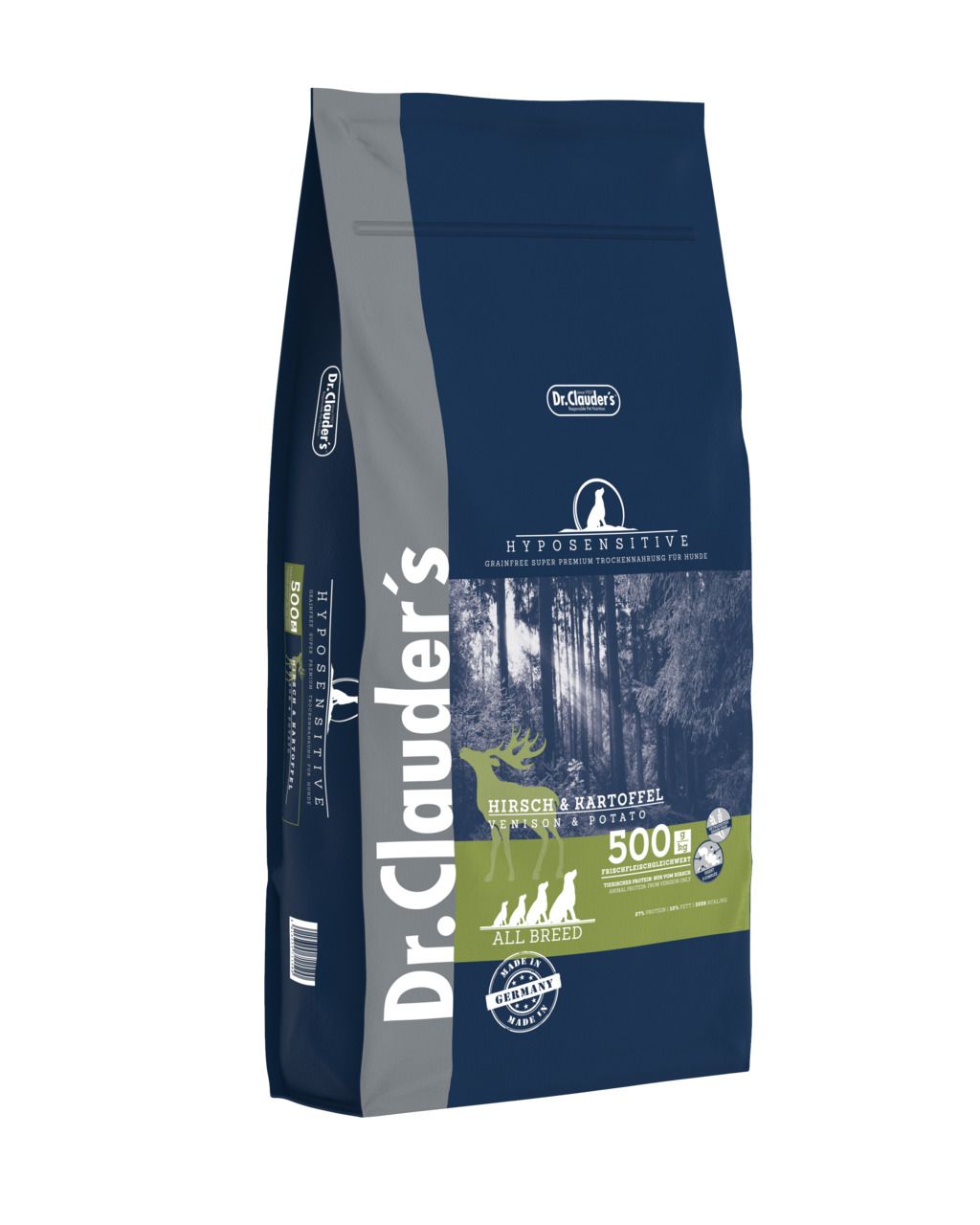 Dr. Clauder's Best Choice Hyposensitive Hirsch und Kartoffel All Breed 350g Hundetrockenfutter