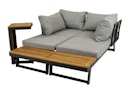 Vorschaubild Garden Pleasure Lounge Set FELICE, Aluminium / Akazie / Kissen 100 % Polyester