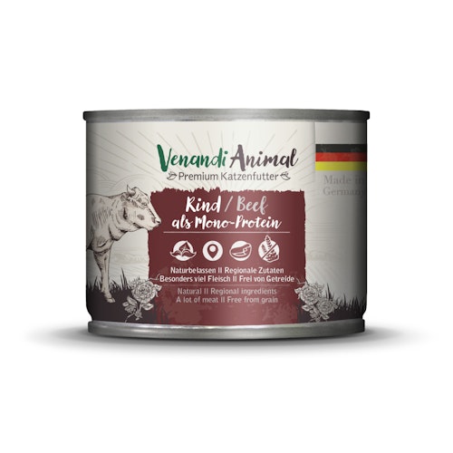 Venandi Animal Monoprotein 200g Katzennassfutter