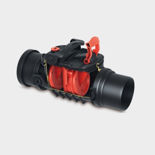 KESSEL - Rückstaudoppelverschluss für freiliegenden Einbau