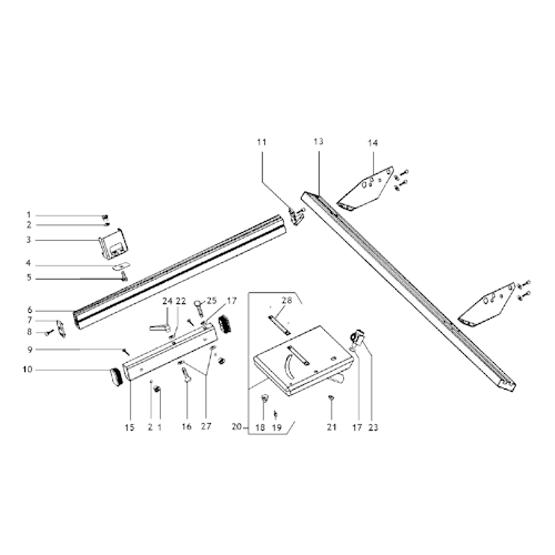 Metabo Schiebeschlitten TKHS/TKHSC