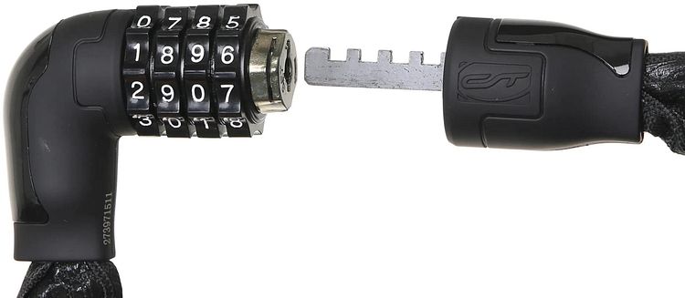 CONTEC Zahlen-Kettenschloss PowerLoc schwarz