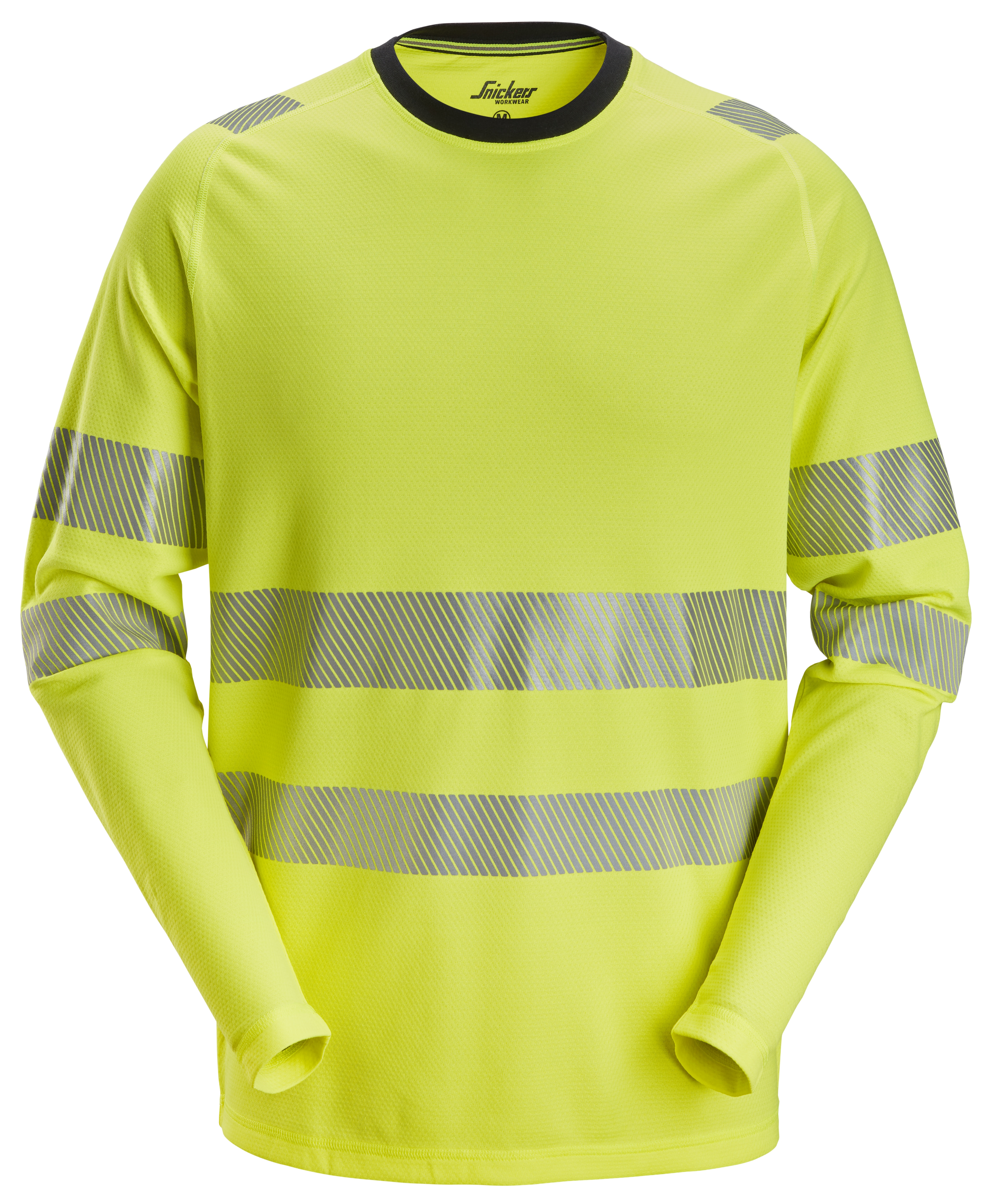 Snickers High-Vis-Langarm-Shirt Warnschutzklasse 2/3 6 signalgelb