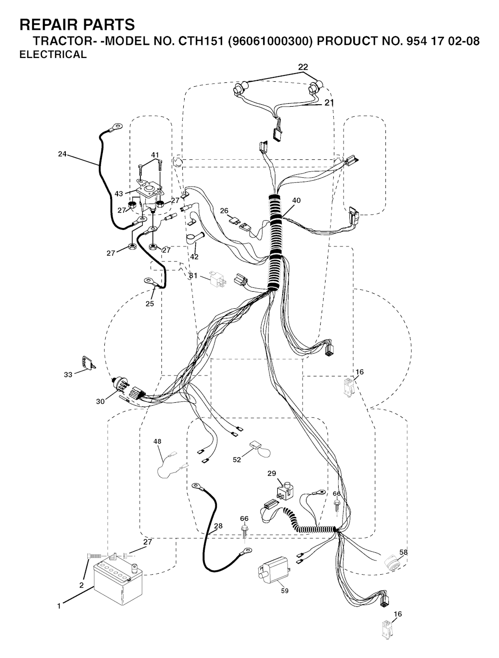 Explosionszeichnung Ersatzteile