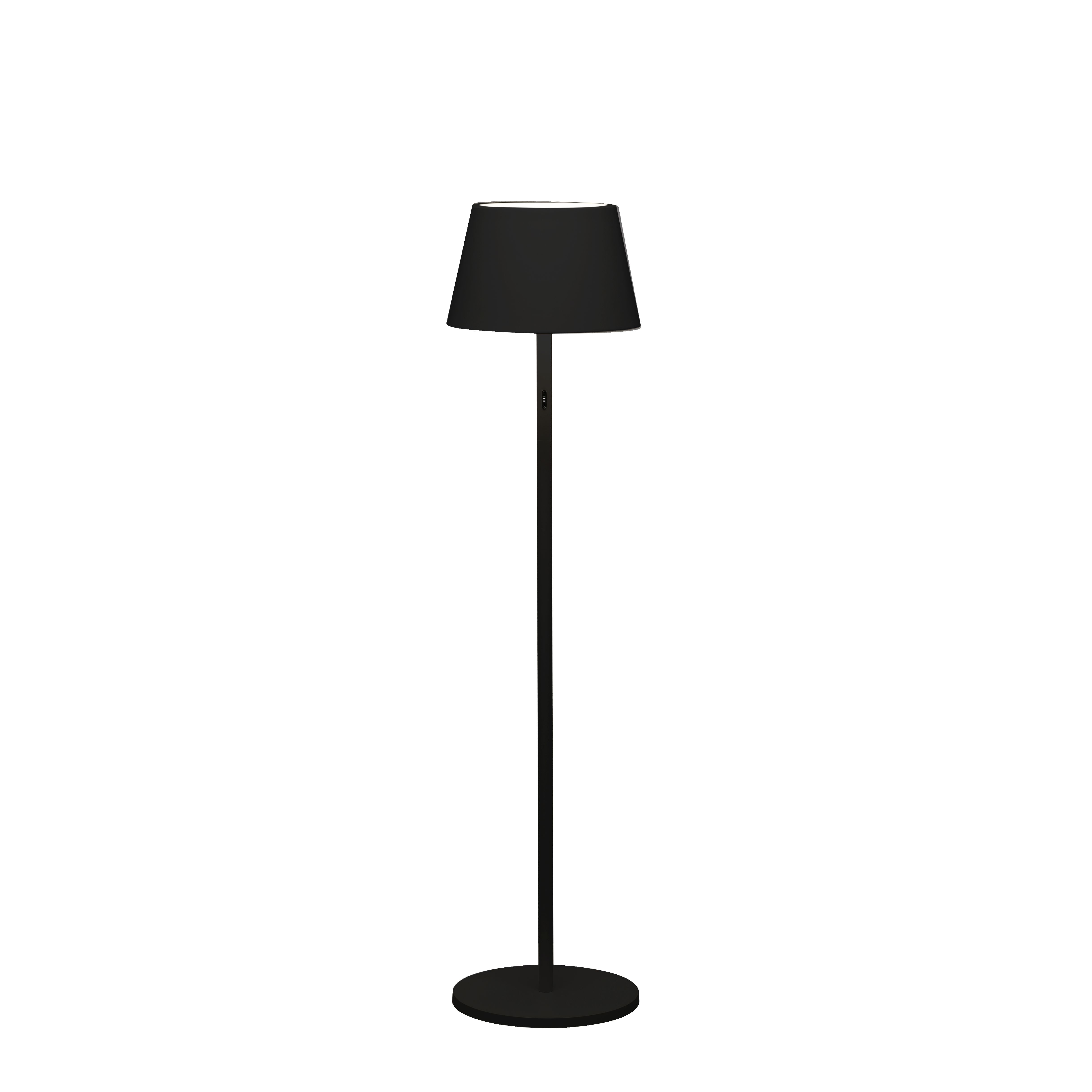 Konstsmide Pomezia USB-Standleuchte schwarz, 2700/3000/4000K+RGB, dimmbar