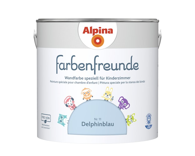 Alpina Farbenfreunde Nr. 11 Delphinblau 2,5 Liter matt