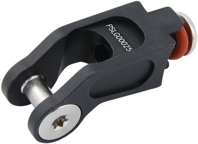 by,schulz Vorbauhalter SDS Link schwarz 10 B6" (10 mm Breite, 6 mm Hülse, z.B. f