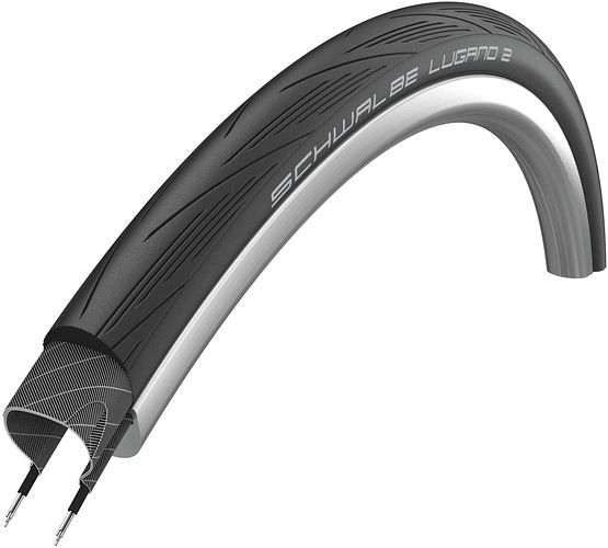 Schwalbe Lugano II Active Line 25-622 schwarz