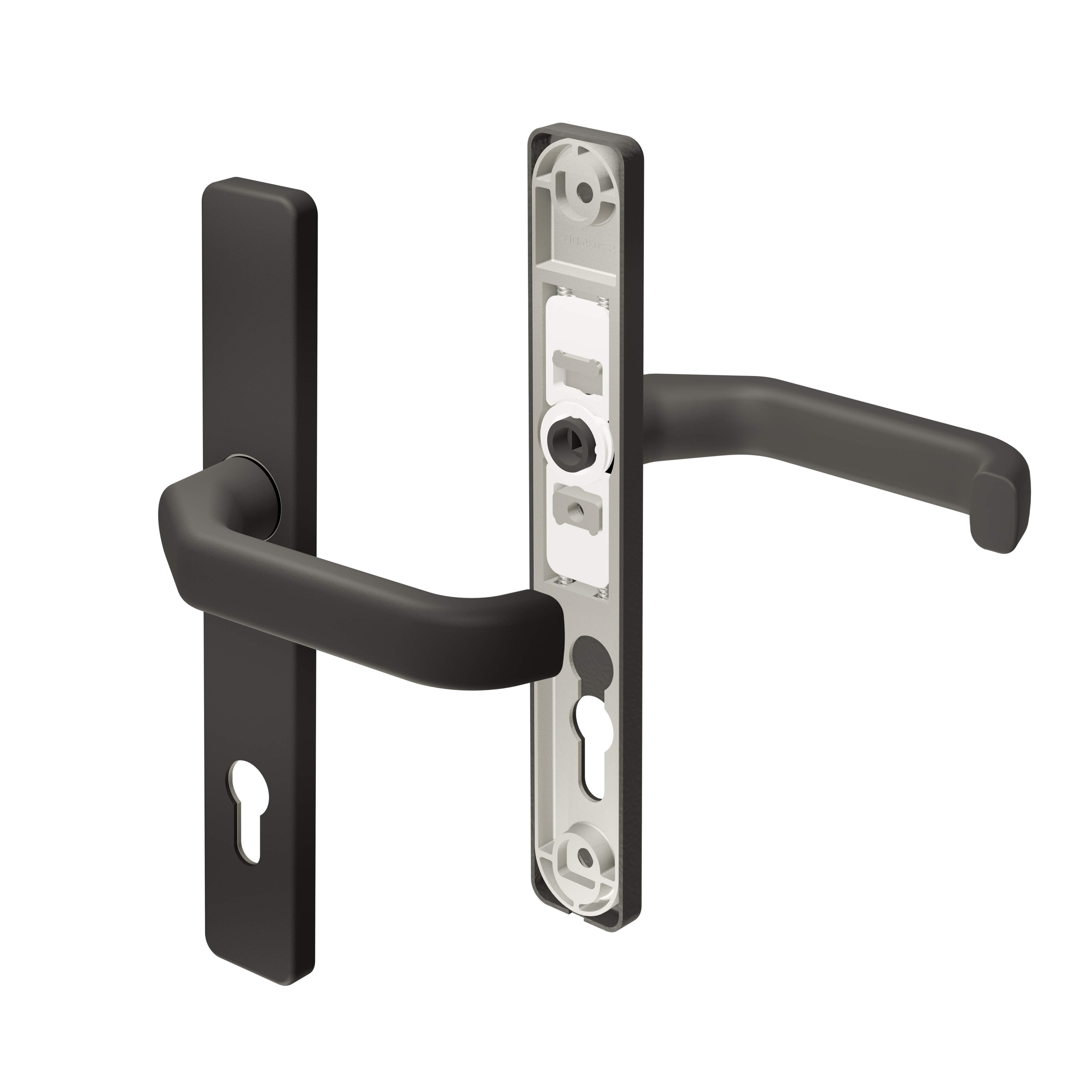 TraumGarten Drückergarnitur Anthrazit Drückergarnitur Klinke/Klinke