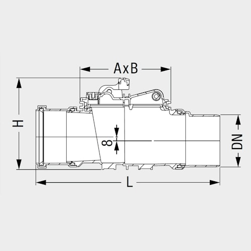 KESSEL 700090 - Grundkörper Staufix für freiligenden Einbau