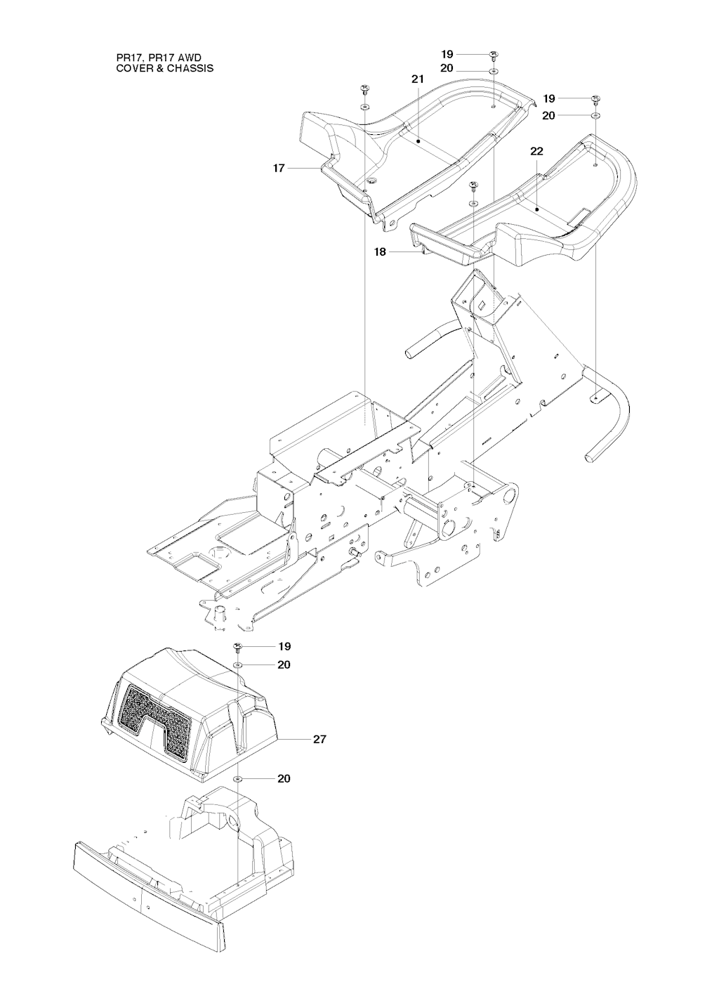 Explosionszeichnung Ersatzteile
