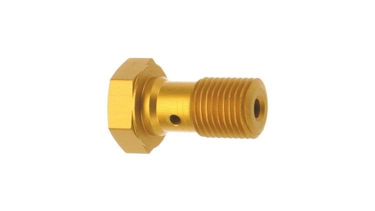 TRW Hohlschraube gold, Hohlschraube "MCH 911" Gewinde M10 x 1, für Brembo