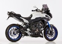 Vorschaubild SHARK KOMPLETTANLAGE Edelstahl beschichtet schwarz-matt DSX-10 für YAMAHA Tracer 900 EURO3  