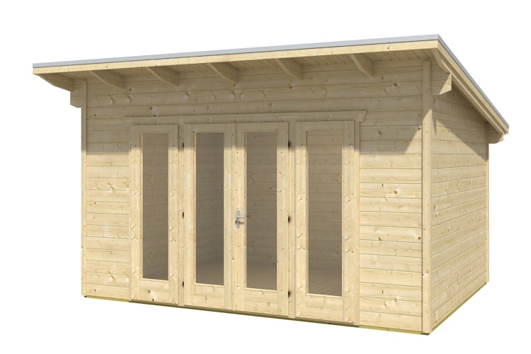 Skan Holz 28 mm Gartenhaus Ostende 2