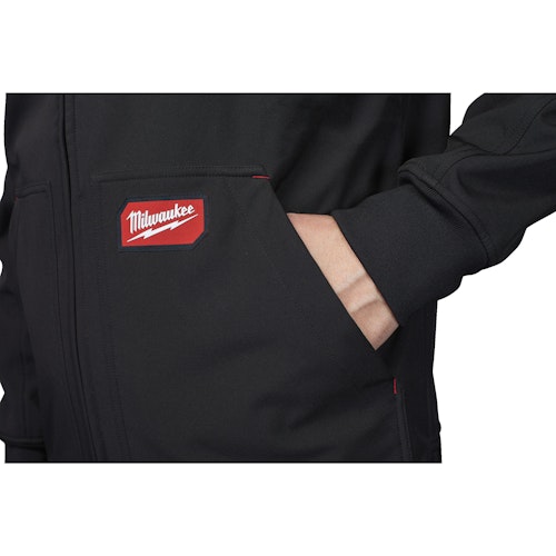 Milwaukee FREEFLEX Softshell Kapuzen-Jacke schwarz Größe XL 4932498274